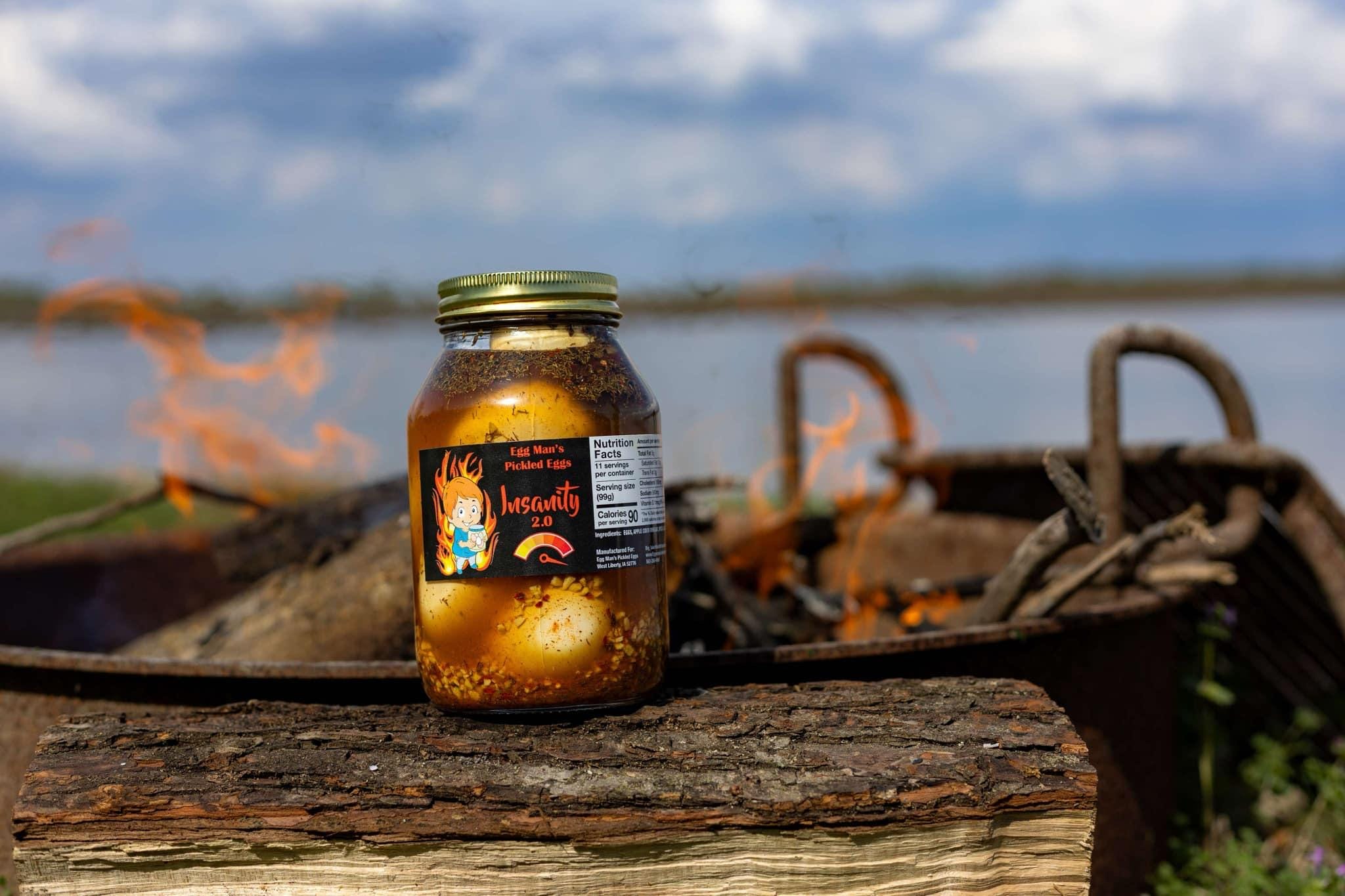 INSANITY 2.0 Egg Man's Pickled Eggs - Fire Hot!!!