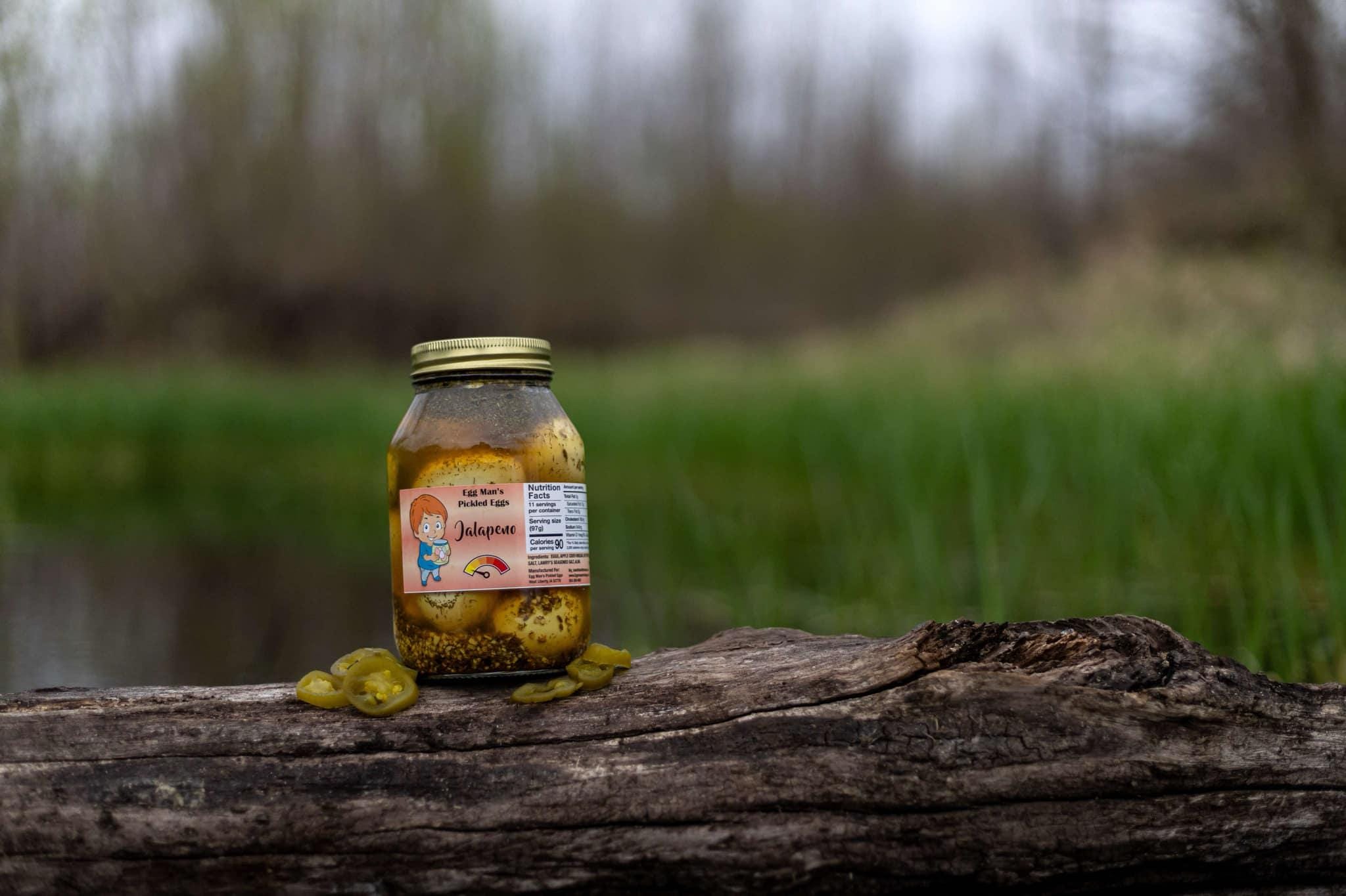 Jalapeno Egg Man's Pickled Eggs - Not Hot